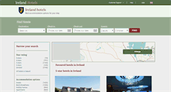 Desktop Screenshot of ireland-hotels.net
